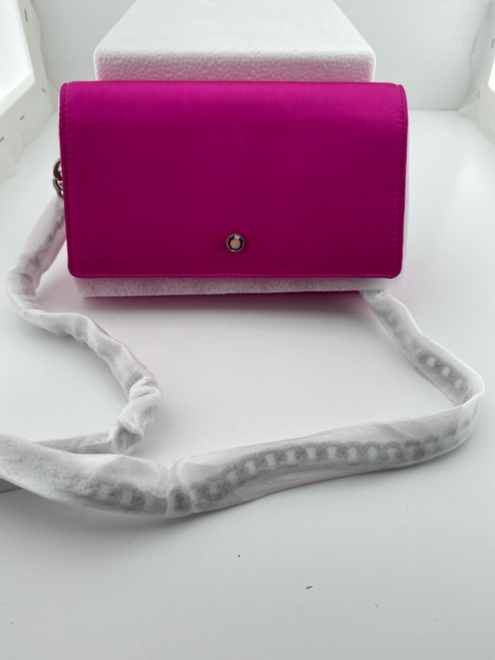 J. Crew Fuchsia Crossbody Wallet